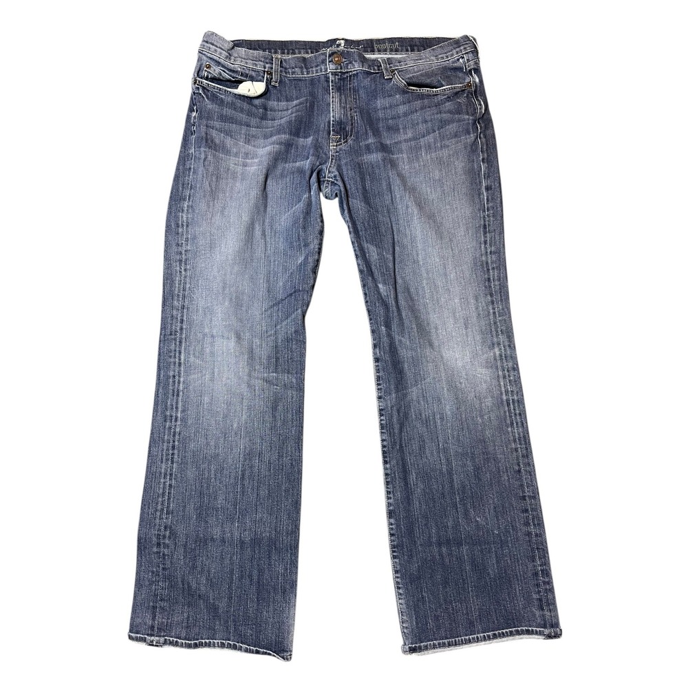 Seven For All Mankind Bootcut Jeans Medium Wash Mens Size 40x30 Western 7FAMK